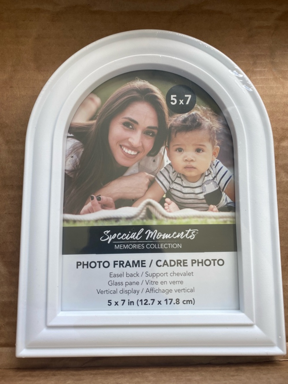 Special Moments White Arch 5x7 Vertical Photo Frame
